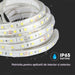 Banda LED SMD 5050 24V 60 LED/m IP65, alb cald - ledia.roBanda LED 24V