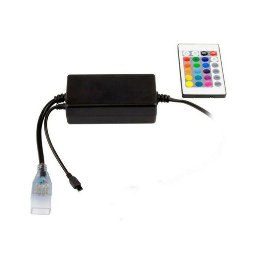 Banda RGB 220V 5050 SMD multicolora IP65, rola 50m - ledia.roBanda LED 220V
