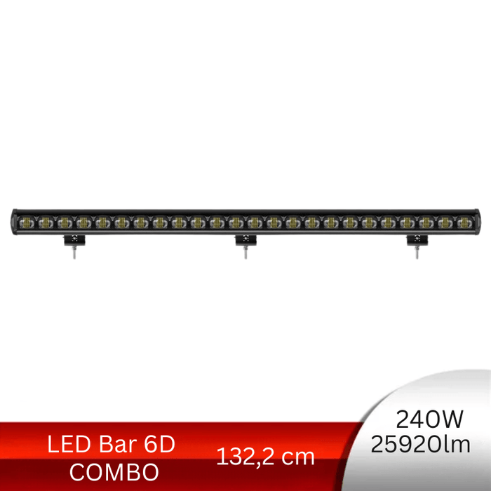 bara led auto slim, led bar auto combo, led bar auto 240w, ledbar 12-24v, bara led auto masini teren, bara led auto offroad, ledbar 25920lm, ledbar auto 132cm, ledia.ro
