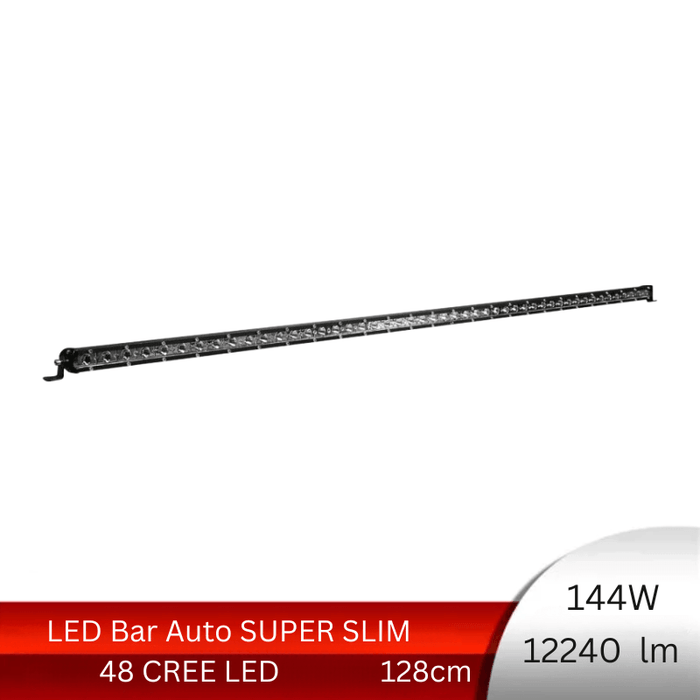 LED bar 144W, LED light bar, lumini LED bar, bare LED pentru mașini, bare luminoase LED, bara led cu doua faze, bara led 128cm,  ledia.ro