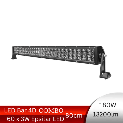 LED bar 180w, LED light bar, lumini LED bar, bare LED pentru mașini, bare luminoase LED, bara led combo, bara led 80cm,  ledia.ro