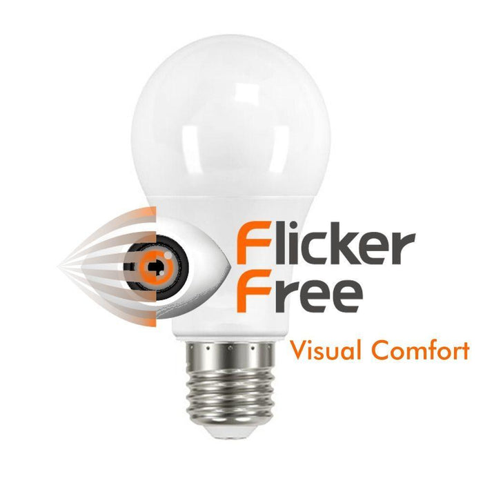 bec led flicker free 15W, carcasa aluminiu