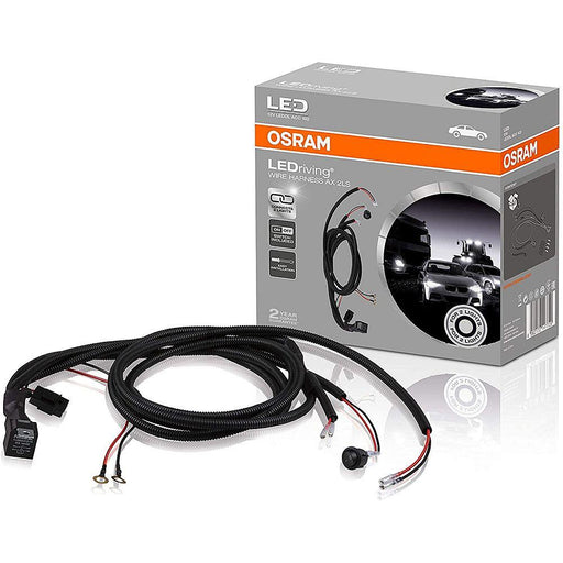 instalatie electrica Osram pentru 2 proiectoare auto, instalatie electrica auto, cablaj cu buton si releu proiector auto, ledia.ro