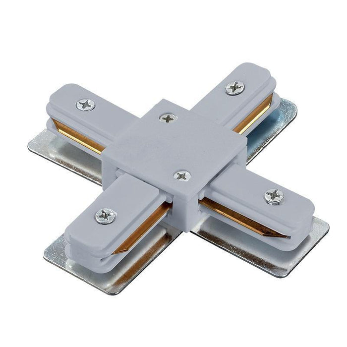 Conector tip X pentru sina SKYWAY 540, Single-phase, culoare gri - ledia.roAccesorii sina