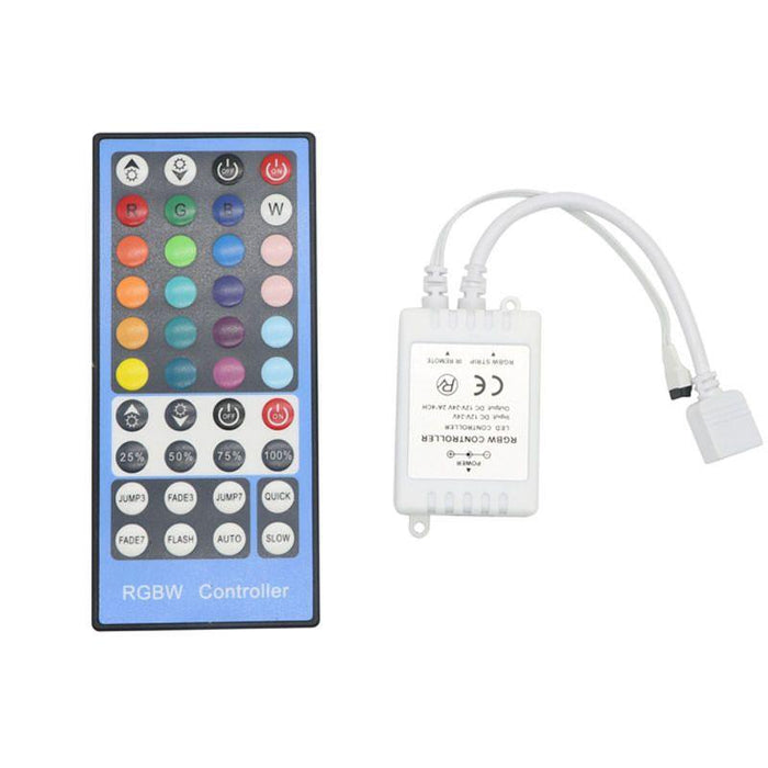 Controller banda LED RGBW infrarosu , 40 taste si 3 zone de control - ledia.roCONTROLLER BANDA
