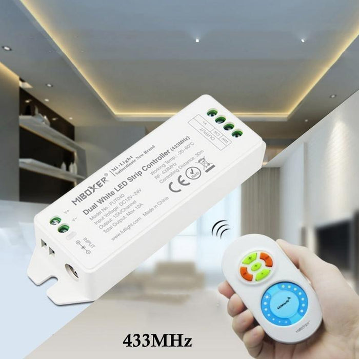 Controller cu Telecomanda FUT040 Mi-Light pentru banda LED dual white - ledia.roCONTROLLER MIBOXER