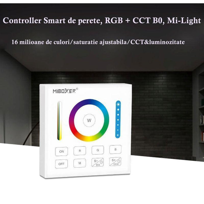 Controller Smart de perete, RGB + CCT, B0 Mi-Light - ledia.roTELECOMENZI MILIGHT