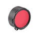 Filtru rosu mijlociu, pentru lanternele LED Olight Warrior TURBO - ledia.roFiltru lanterna