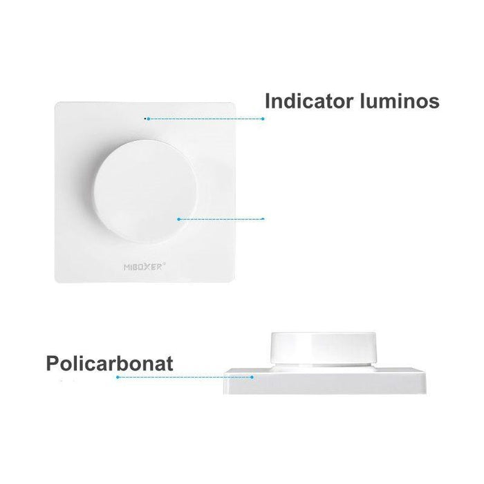 Intrerupator inteligent/Dimmer LED MONO/CCT, K1 Mi-Light - ledia.roSMART HOME