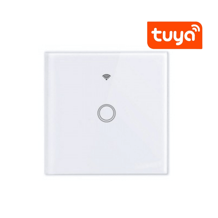 Intrerupator Touch simplu Smart Home Alb WIFI TUYA - ledia.roIntrerupator Touch