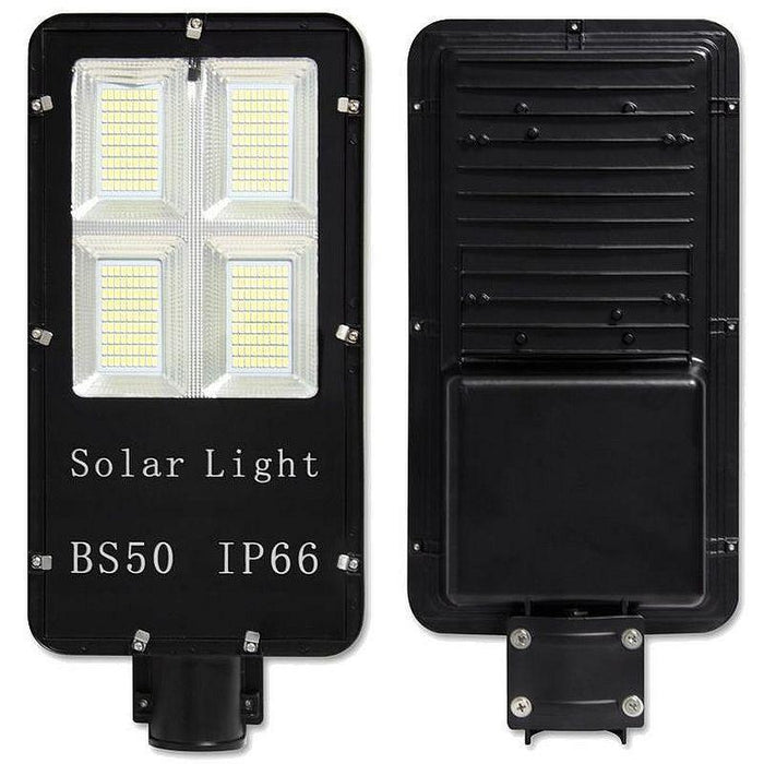 Lampa LED cu panou solar, telecomanda si brat montare 150W/6000K IP65 - ledia.roLampi LED cu panou solar