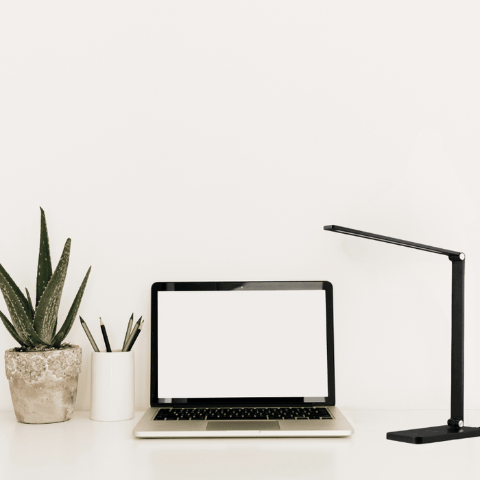 Lampa LED de birou Ingrid, baza cu incarcare wireless, 7W 2700-6000K, negru - ledia.roLampi birou