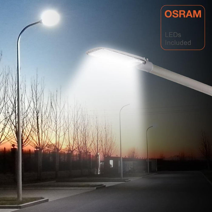 Lămpi iluminat stradal, lampi LED stradale, Iluminat public eficient, Lămpi stradale economice, Iluminat exterior LED, Lampa LED IP65, Lămpi stradale durabile, Soluții iluminat urban, Lămpi stradale moderne 150W, Iluminat public LED, ledia.ro
