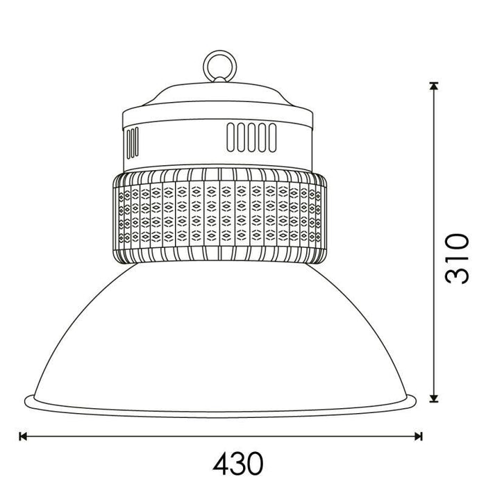 Lampa LED Industriala Cool, 200W 24000 lm, IP44 - ledia.roLampi suspendate