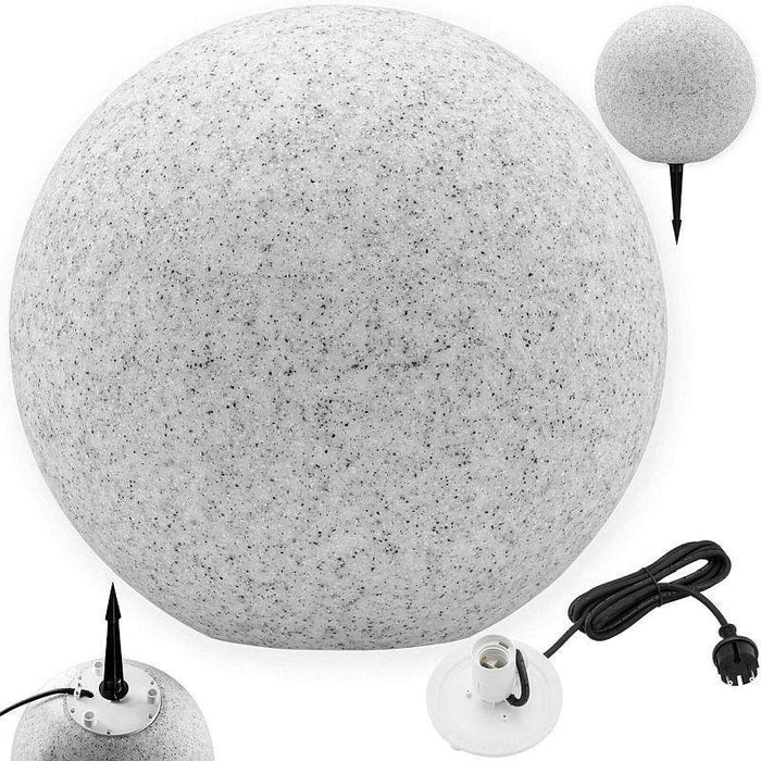 Lampa LED sferica, diametru 35 cm, IP65, imitatie piatra - ledia.roLampa sferica