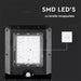 Lampa LED solara cu senzor de miscare, 15W/4000K, IP65 - ledia.roLampi solare cu senzor