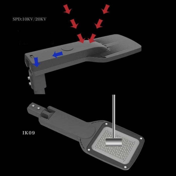 Lampa LED stradala AARHUS 10-150W, Lămpi iluminat stradal, lampi LED stradale, Iluminat public eficient, Lămpi stradale economice, Iluminat exterior LED,  Lămpi stradale durabile, Soluții iluminat urban, Lămpi stradale moderne, Iluminat public LED, ledia.ro
