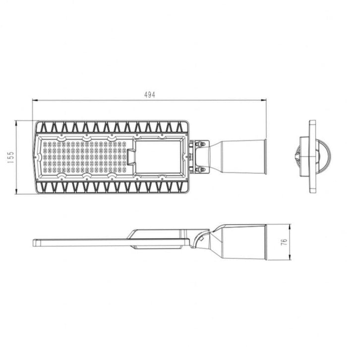 lampa led, lampa iluminat stradal, lampi led stradale, lampa led stradala 60w, ledia.ro