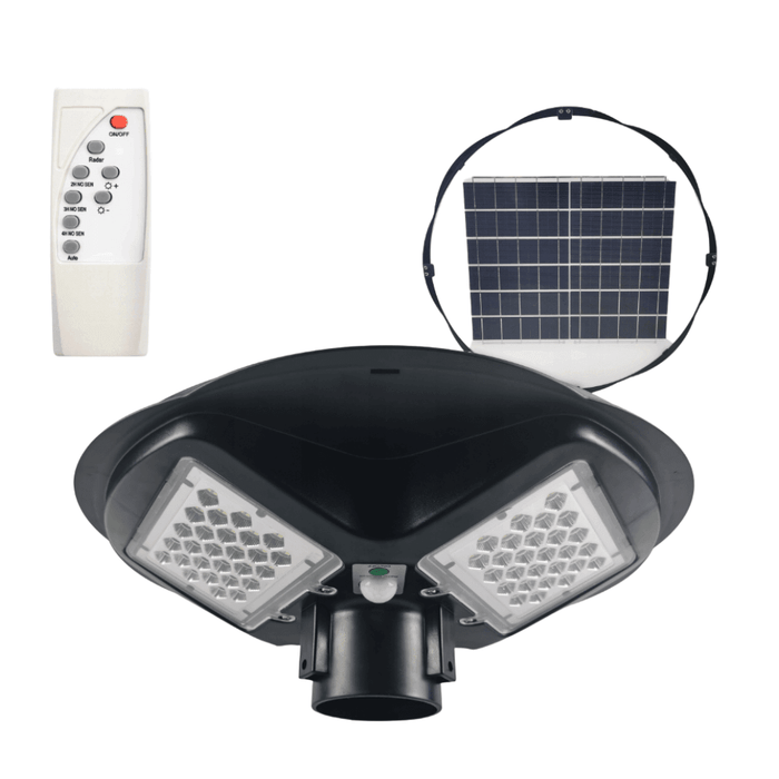 Lampa solara LED cu senzor si telecomanda, 150W/7500 lm, IP65 5000K - ledia.roLampi solare cu senzor