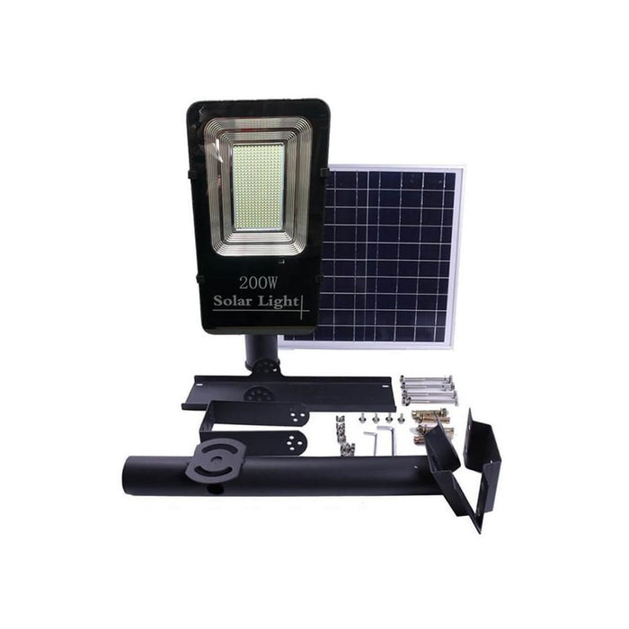 Lampa solara programabila ECO SANAN 100W, telecomanda si suport montare - ledia.roLampi LED cu panou solar