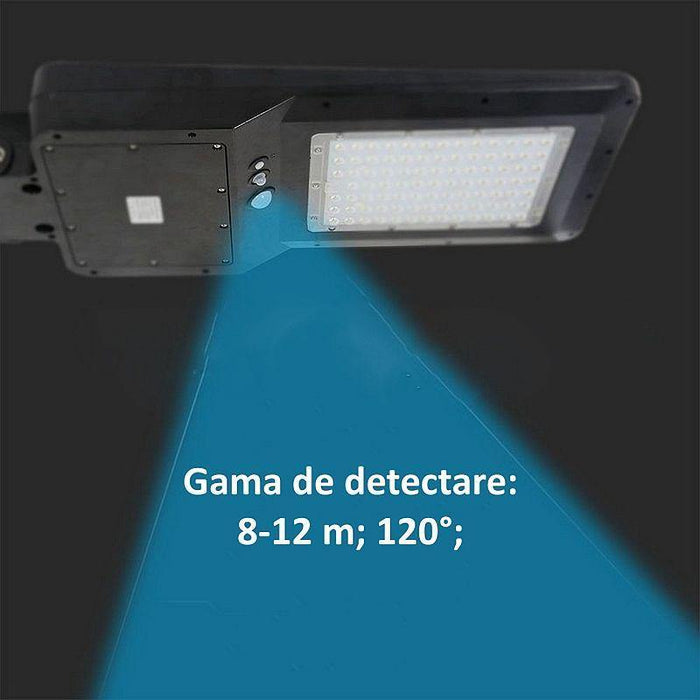 Lampa stradala solara 40W, cu senzor si telecomanda, 120lm/W, IP65 - ledia.roLampi Stradale Solare