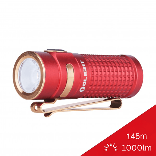 Lanterna LED mini OLIGHT S1R II BATON, 1000lm, Rosu - ledia.roEDC