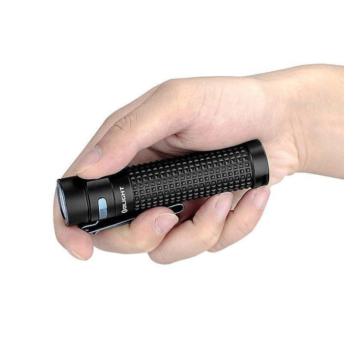 lanterna led Olight S2R Baton, lanterna tactica, lanterna puternica, lanterna profesionala, lanterna led cu acumulator, lanterne olight, lanterna led profesionala, ledia.ro
