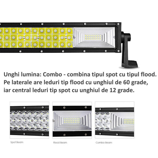 bara led auto, ledbar auto, led bar auto, ledbar combo beam, led bar auto 324w, ledbar 12-24v, bara led auto masini teren, bara led auto offroad, ledbar 22680lm, ledbar auto 54cm, ledia.ro