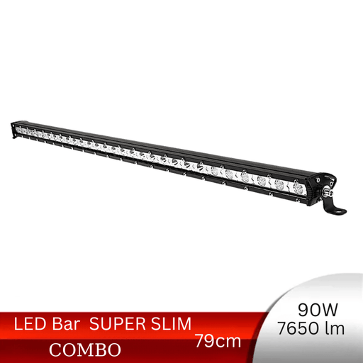 LED Bar Auto 90W Super Slim, 7650lm, 79 cm, Combo Beam - ledia.roCombo Beam