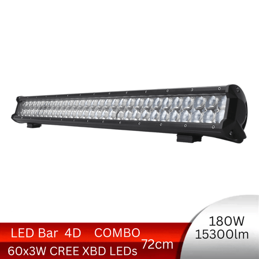 bara led auto, led bar auto combo, led bar auto 180w, ledbar 12-24v, bara led auto masini teren, bara led auto offroad, ledbar 15300lm, ledbar auto 72cm, ledia.ro