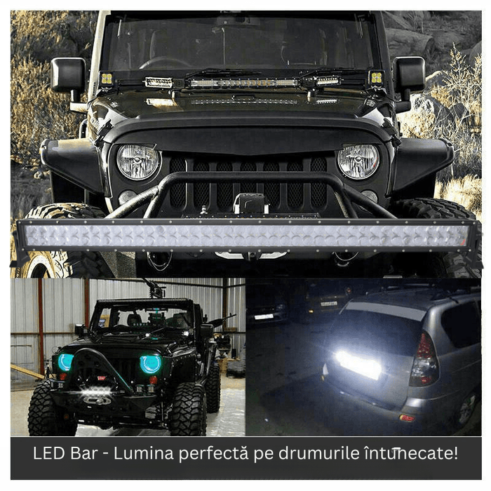 bara led auto, led bar auto combo, led bar auto 240w, ledbar 12-24v, bara led auto masini teren, bara led auto offroad, ledbar 17600lm, ledbar auto 106cm, ledia.ro