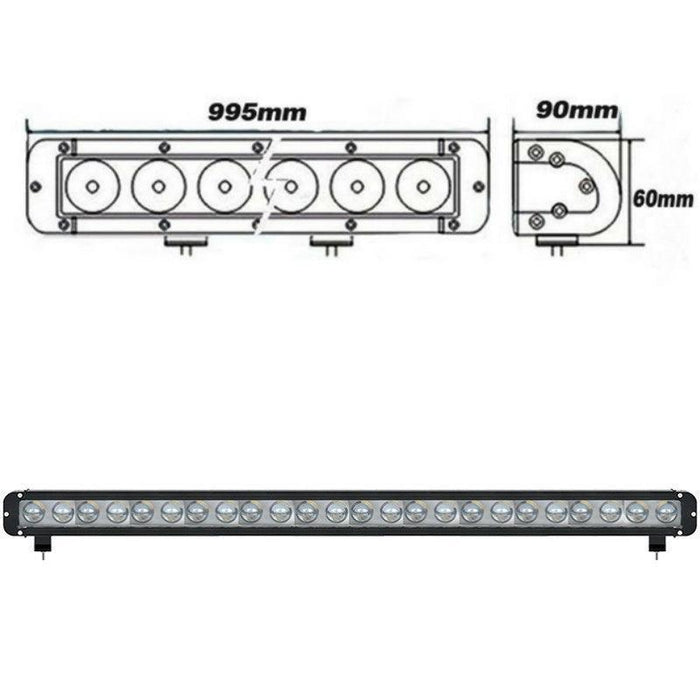 bara led auto, led bar auto combo, led bar auto 240w, ledbar 12-24v, bara led auto masini teren, bara led auto offroad, ledbar 20400lm, ledbar auto 100cm, ledia.ro