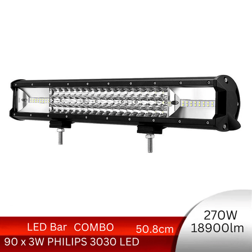 bara led auto, led bar auto combo, led bar auto 270w, bara led auto masini teren, bara led auto offroad, ledbar 18900lm, ledbar auto 50.8 cm, ledia.ro