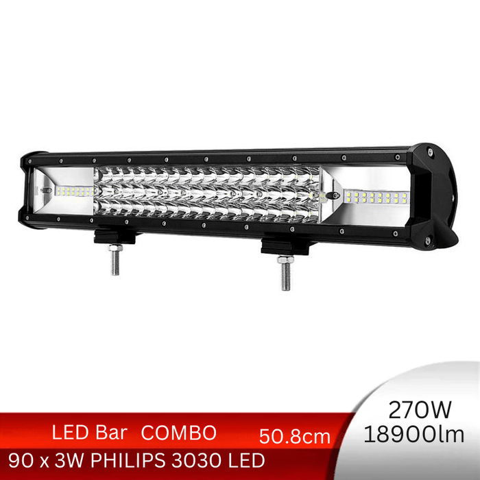 bara led auto, led bar auto combo, led bar auto 270w, bara led auto masini teren, bara led auto offroad, ledbar 18900lm, ledbar auto 50.8 cm, ledia.ro