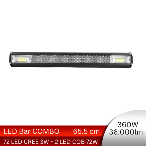 bara led auto, led bar auto combo, led bar auto 360w, bara led auto masini teren, bara led auto offroad, ledbar 36000lm, ledbar auto 65.5 cm, ledia.ro