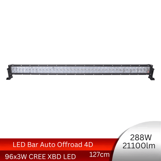 LED Bar Auto Offroad 4D 288W/21.100lm, 127 cm, Combo Beam - ledia.roCombo Beam