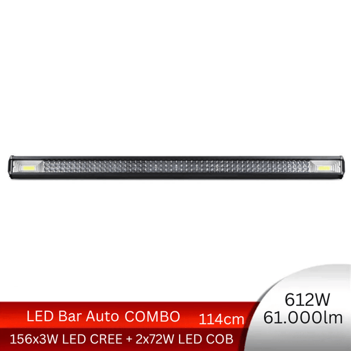 bara led auto 114cm, led bar auto combo, led bar auto 612w, bara led auto offroad, led bar 61000lm, ledia.ro