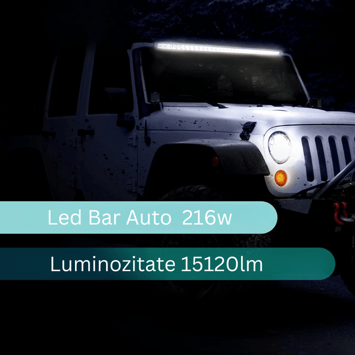 led bar auto 216w, bara led auto, proiector led auto combo, proiectoare auto 34cm, proiectoare off road, proiectoare led off road, proiector led auto offroad, proiector led 12v auto, proiector led 24v camion, proiectoare led camion, bara led off road, led bara auto, proiectoare suv, proiector 12v auto