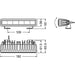 LED bar Osram 14w, LED light bar, lumini LED bar, bare LED pentru mașini, bare luminoase LED, bara led Osram, SX180-SP, ledia.ro