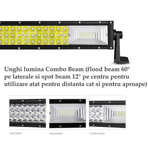 bara led auto 127cm, led bar auto combo, led bar auto 702w, bara led auto offroad, led bar 49140lm, ledia.ro