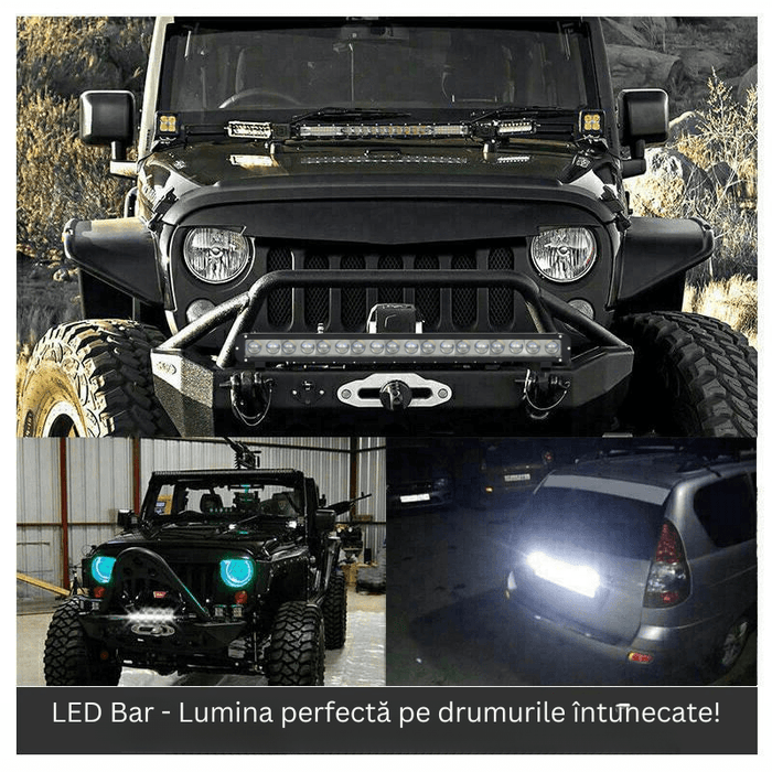 bara led auto, led bar auto combo, led bar auto 180w, ledbar 12-24v, bara led auto masini teren, bara led auto offroad, ledbar 15300lm, ledbar auto 76cm, ledia.ro