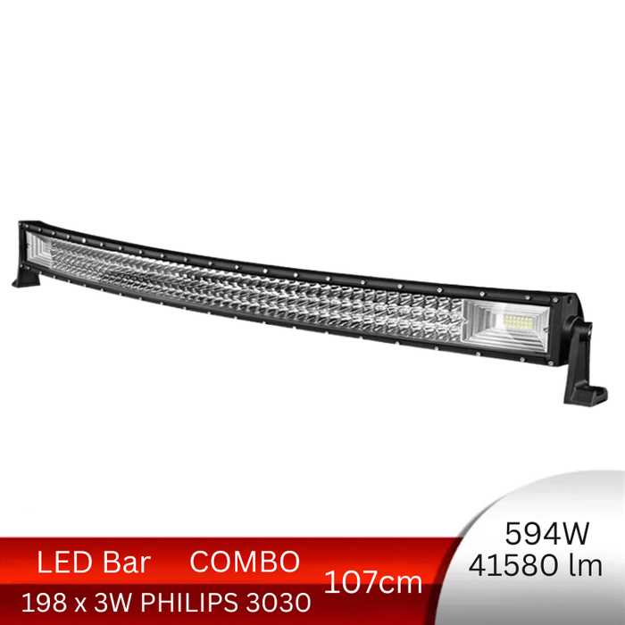 bara led auto curbat, ledbar auto, led bar auto, ledbar combo beam, led bar auto 594w, ledbar 12-24v, bara led auto masini teren, bara led auto offroad, ledbar 41580lm, ledbar auto 107cm, ledia.ro
