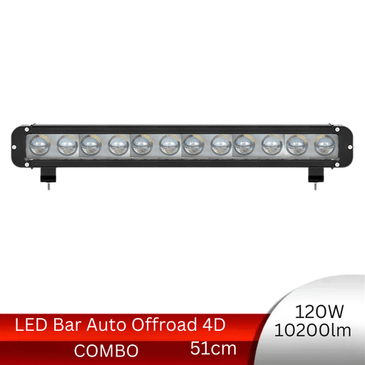 bara led auto, led bar auto combo, led bar auto 120w, ledbar 12-24v, bara led auto masini teren, bara led auto offroad, ledbar 10200lm, ledbar auto 51cm, ledia.ro