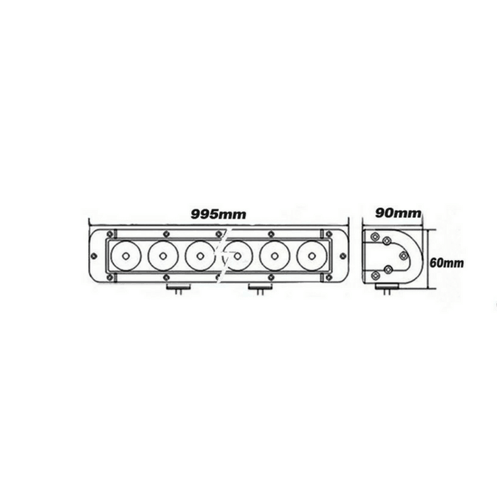 bara led auto, led bar auto combo, led bar auto 240w, ledbar 12-24v, bara led auto masini teren, bara led auto offroad, ledbar 20400lm, ledbar auto 100cm, ledia.ro