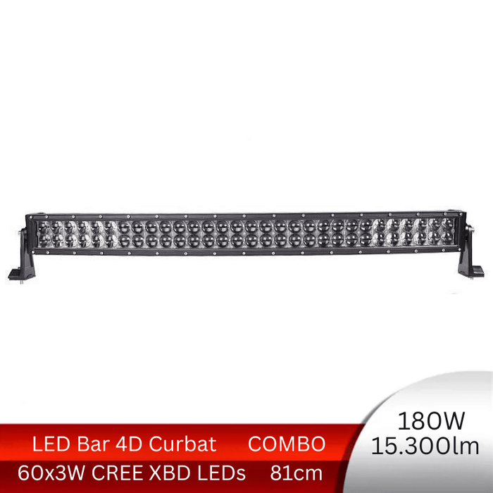 LED bar curbat, LED light bar, lumini LED bar, bare LED pentru mașini, bare luminoase LED, led bar 81cm, bara led combo, bara led 81cm, ledia.ro