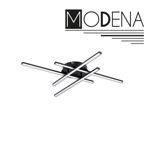 Lustra LED Modena Grando 4000K 34W 70cm negru - ledia.roLustre LED