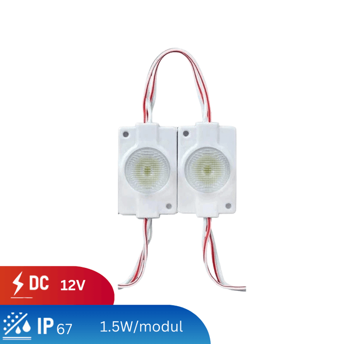 Modul 1 LED lupa 1.5W 12V IP67 - ledia.roModul LED