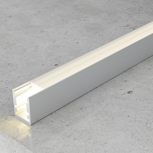 Profil aluminiu Fix pentru banda LED, 13x10 mm, 2 m - ledia.roProfile de suprafata