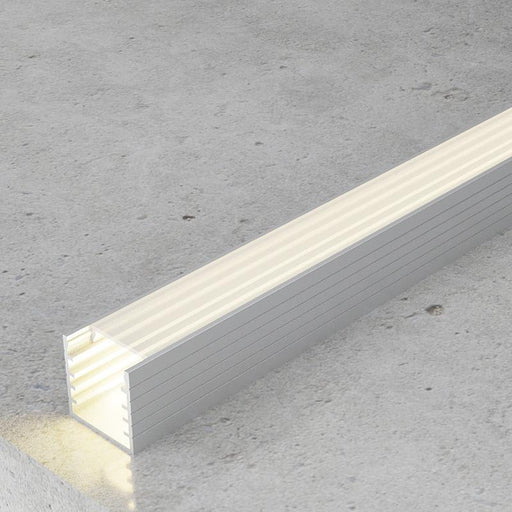 Profil aluminiu Jesf, pentru banda LED, 14.5 x 14.5 mm, 2 m - ledia.roProfile de suprafata