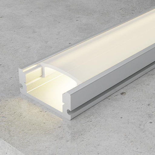 Profil aluminiu Sid, pentru banda LED, 7 x 17.4 mm, 2 m - ledia.roProfile de suprafata